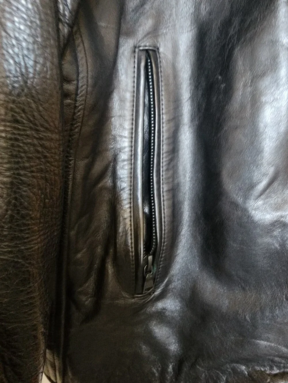 Banana Republic Black Leather Bomber Jacket